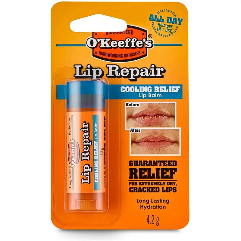 OKeeffes Lip Repair Cooling Relief Lip Balm - 4.2G - DIY \