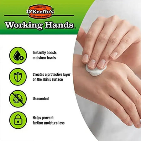 OKeeffeS Working Hands Hand Cream Tub (Various Sizes) 1 Sent