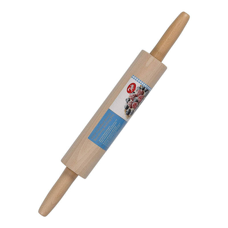 Tala FSC Beechwood Revolving Rolling Pin - 45cm