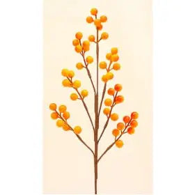 Orange Berry Stem 53cm - Seasonal >> Autumn >> Stem Pick