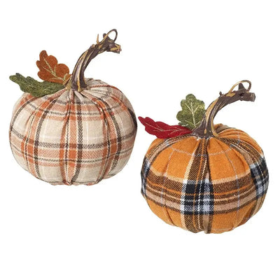 Orange Tartan Pumpkins Mix 10x13cm - Seasonal >> Autumn >>