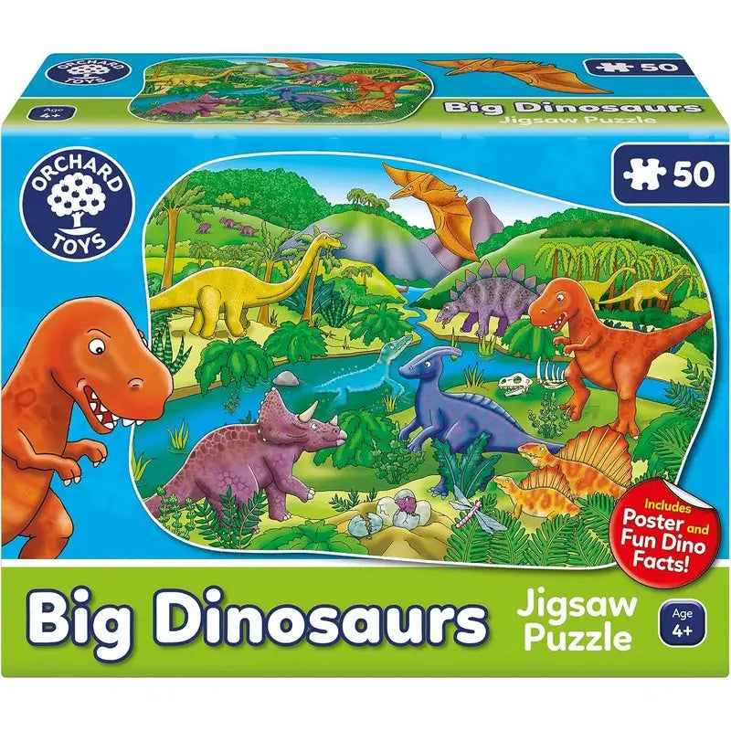 Orchard Toys Big Dinosaurs Floor Puzzle 50 Piece - Toys >>