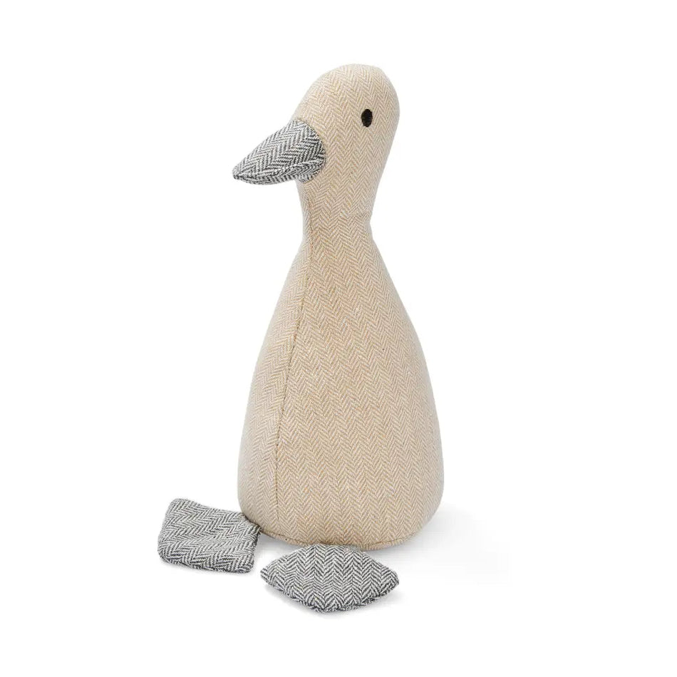 Organic Herringbone Doorstop - Duck - Kitchenware