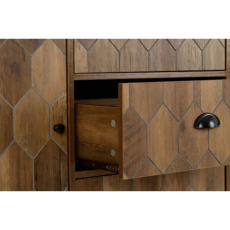 Ottawa 1 Door 3 Drawer Sideboard - Medium Oak Effect -