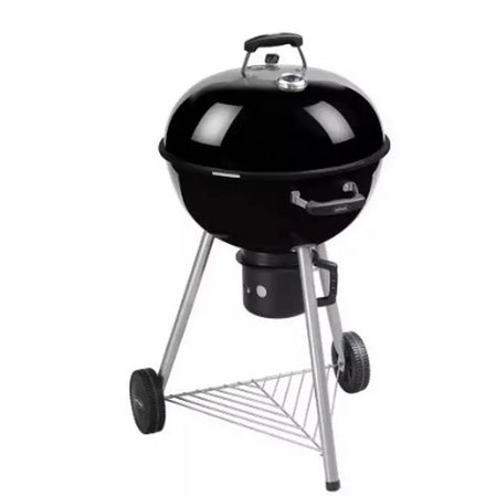 Outback Comet Black Kettle Charcoal BBQ - H108 x W60 x