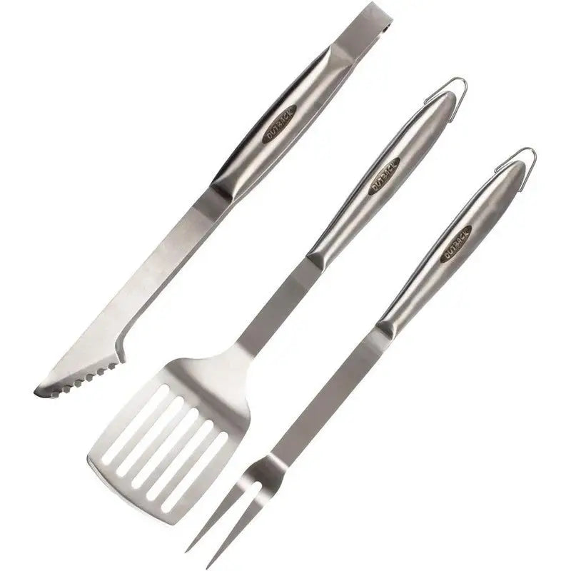 Outback Stainless Steel BBQ Tool Set - 3 Piece - Gardening