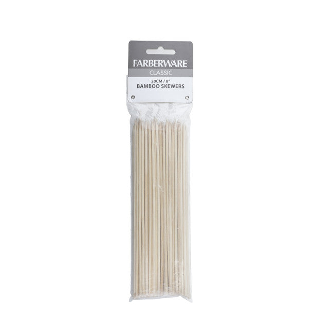 Kitchencraft 20cm Bamboo Skewers 100Piece