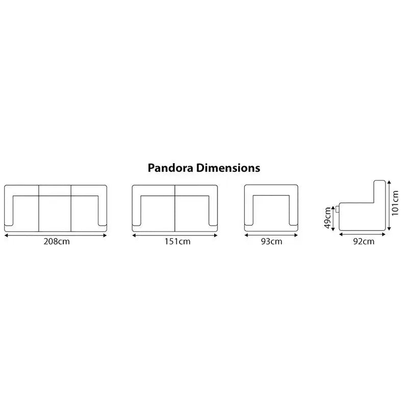 Pando Half Leather Reclining Sofa - Light Grey - Sofas