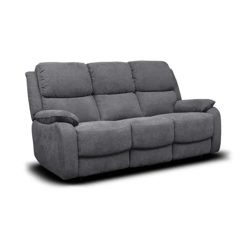 Parker Half Leather Fabric Sofa Suite Range 3 Seater 2