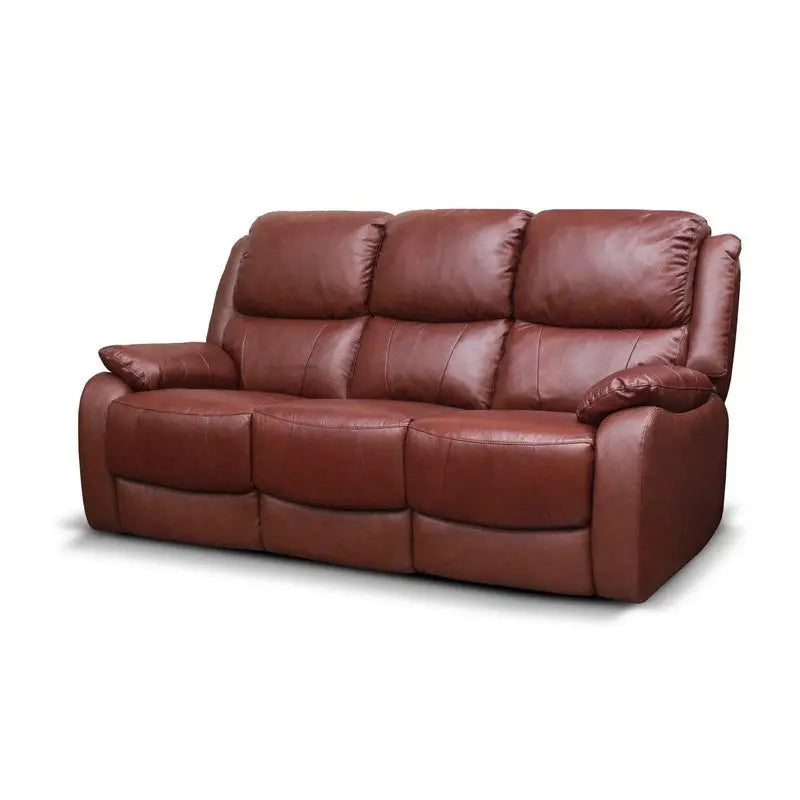 Parker Half Leather Fabric Sofa Suite Range 3 Seater 2