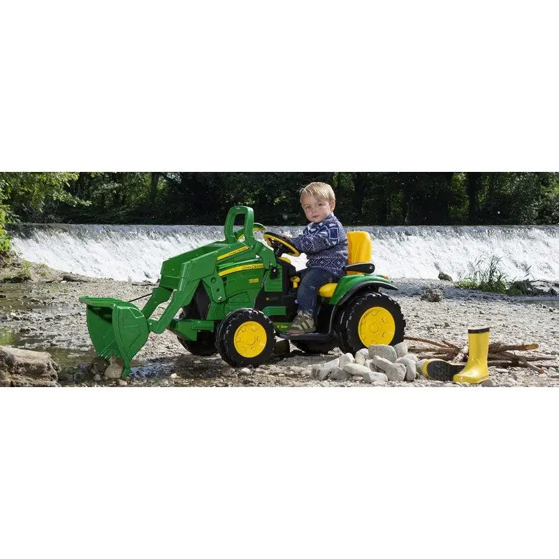 Peg-Pergo John Deere 12V Ride On Tractor With Front Scoop