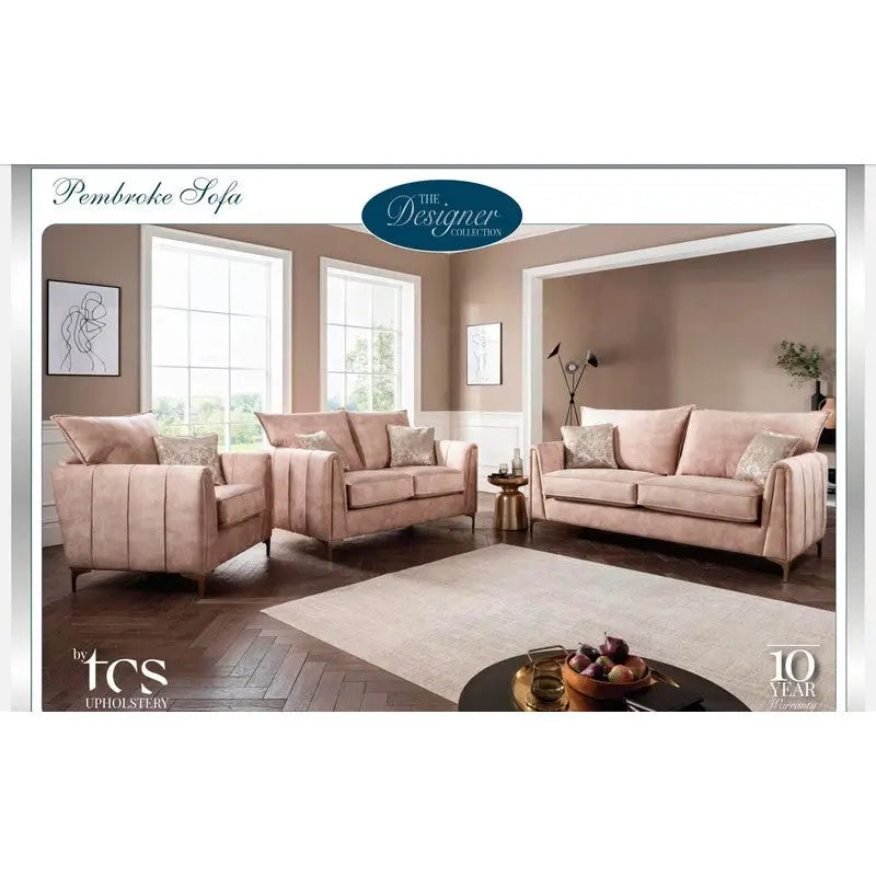Pembrooke 3 + 2 Seater Sofa Set - Range Of Colour Styles