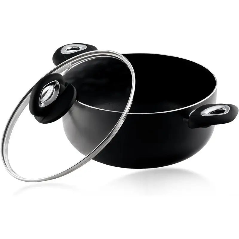 Pendeford Diamond Casserole Pan Glass Lid 24cm