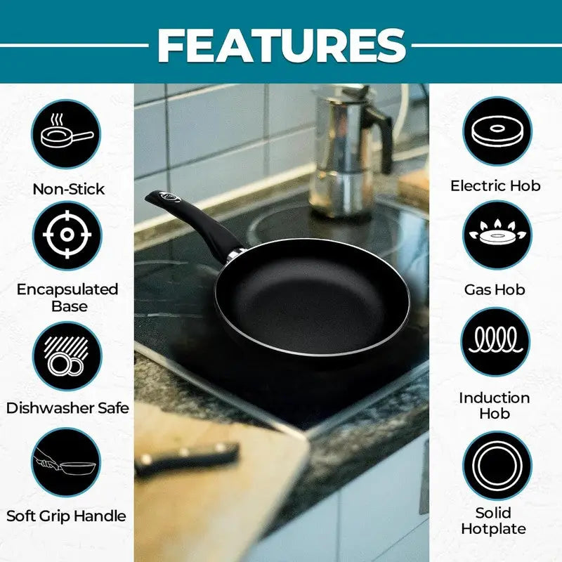 Pendeford Diamond Non-Stick Frying Pan 30cm - Kitchenware