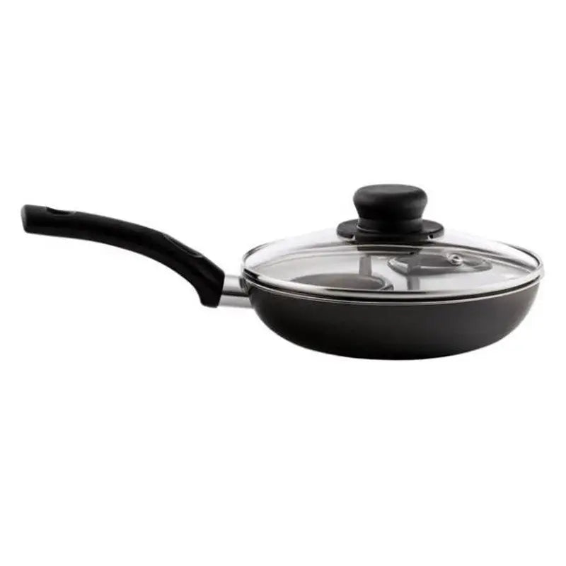 Pendeford Sapphire 2 Cup Egg Poacher Pan & Glass Lid 18cm -