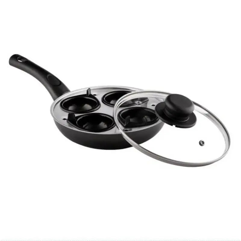 Pendeford Sapphire 4 Cup Egg Poaching Pan & Glass Lid 20cm -