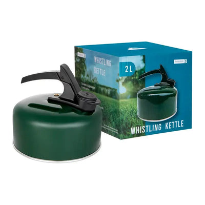 Pendeford Whistling Kettle 2 Litre - Green - Kitchenware >>