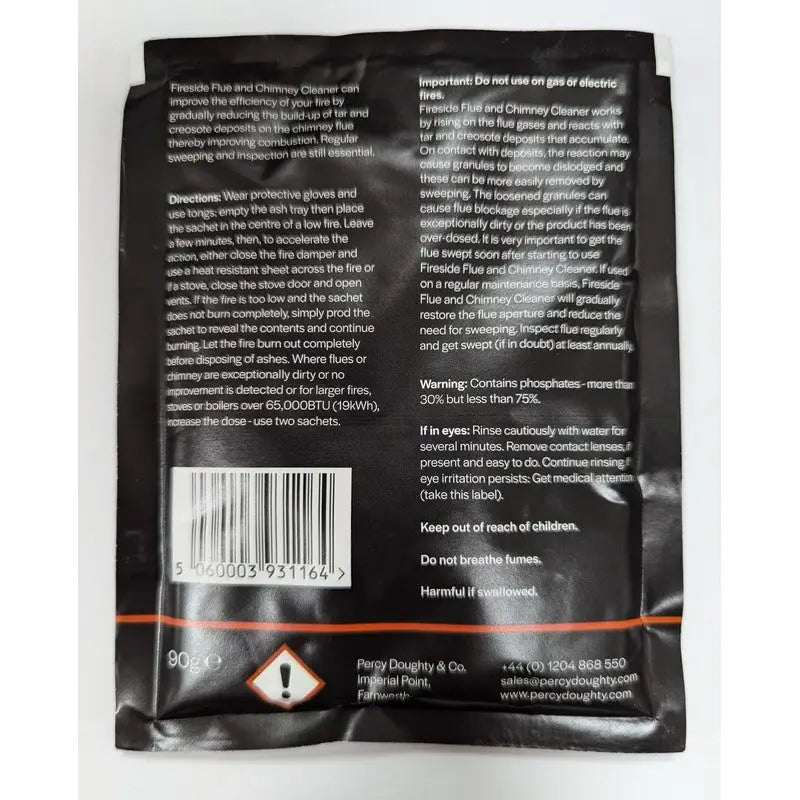 Percy Doughty & Co. Fireside Flue & Chimney Cleaner 90g