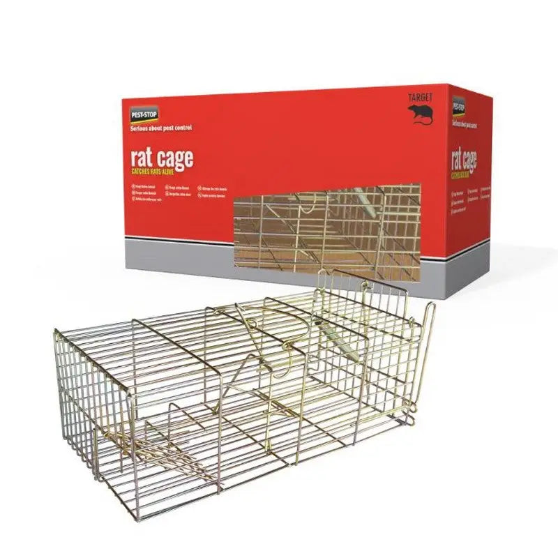 Pest Stop 14 Inch Wire Rat Trap Cage - Pest Control