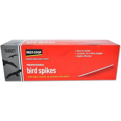 Pest Stop Bird Prevention Spikes - Pack Of 10 - Pest Control