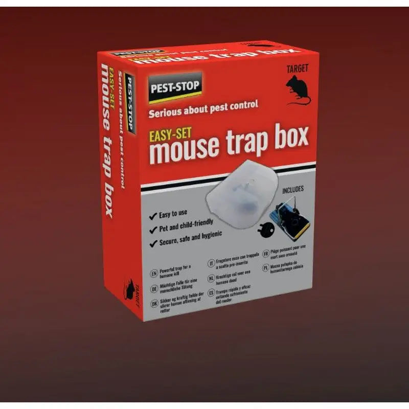Pest Stop Easy-Setting Metal Mouse Trap (Boxed) - Pest
