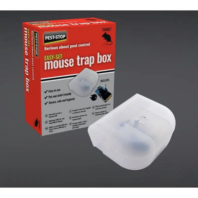 Pest Stop Easy-Setting Metal Mouse Trap (Boxed) - Pest