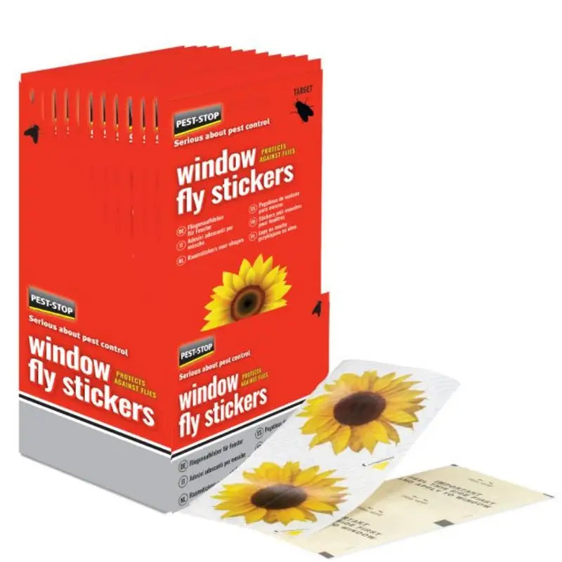 Pest-Stop Fly Window Stickers - 4 Pack - Pest Control