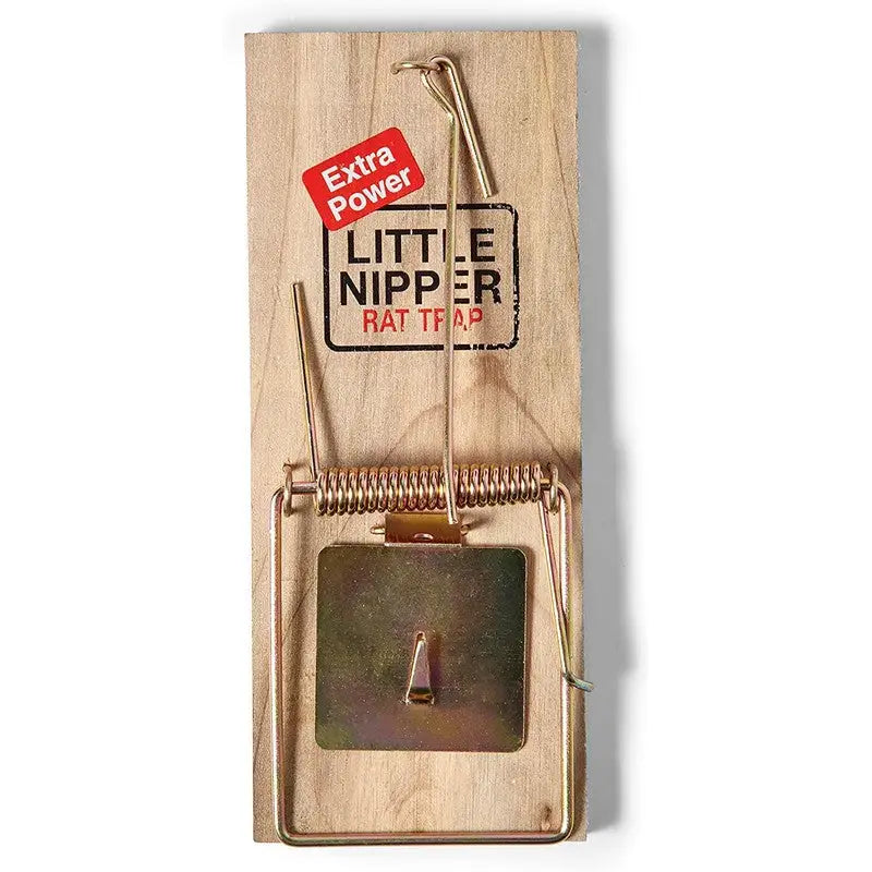 Pest Stop Little Nipper Wooden Rat Trap - Single - Pest