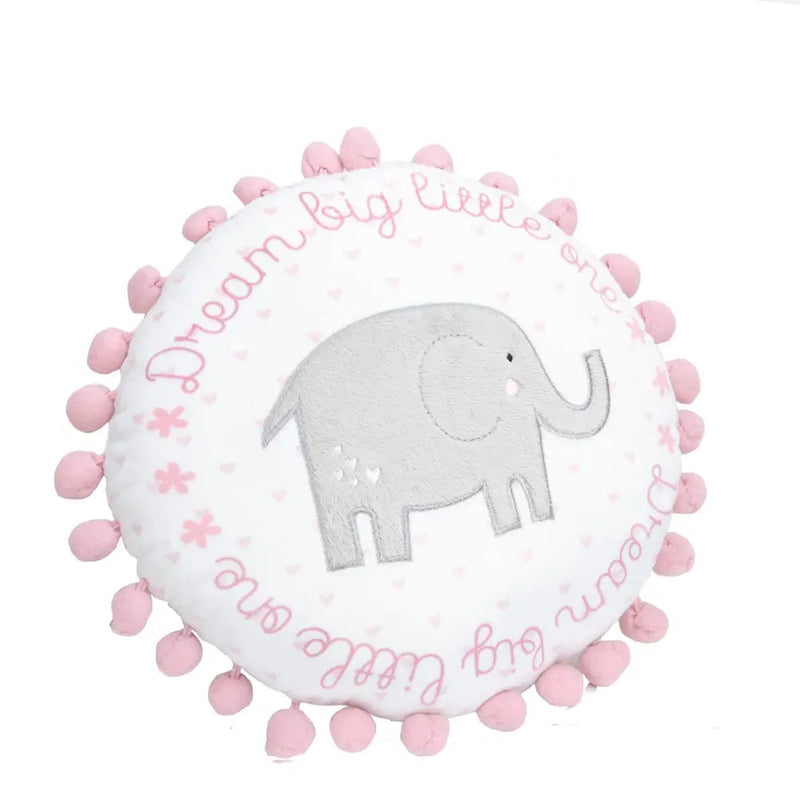 Petit Cheri Round Bobbly Cushion - Pink - Cushion