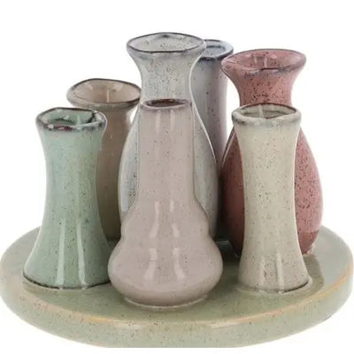 Petite Pottery 7 Stem Vase - Homeware >> Vases