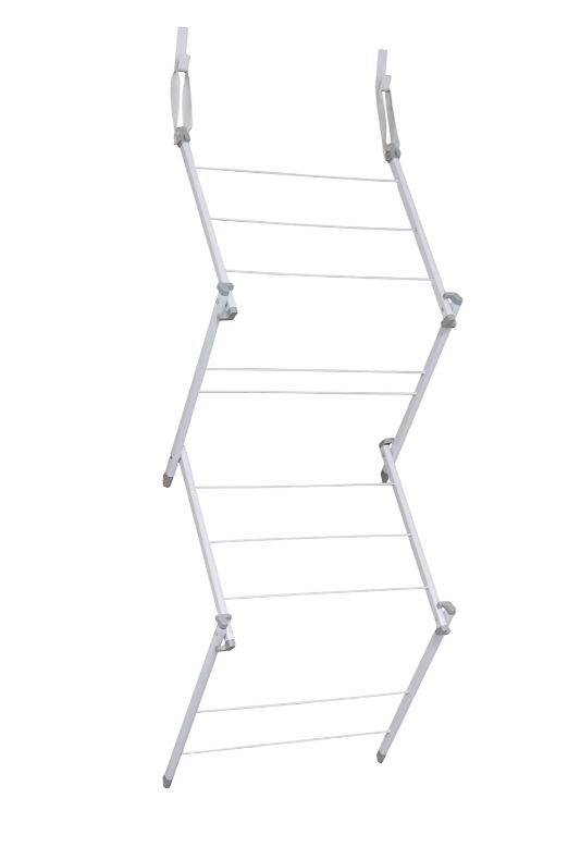 JVL Over Door Concertina Airer 4.5m - White