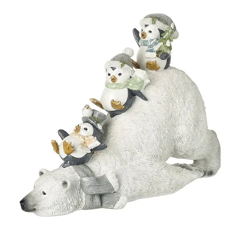 Polar Bear Penguin Slide 41x20x29cm - Seasonal >> Christmas