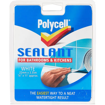 Polycell Sealant For Bathrooms & Kitchens White 22mm x