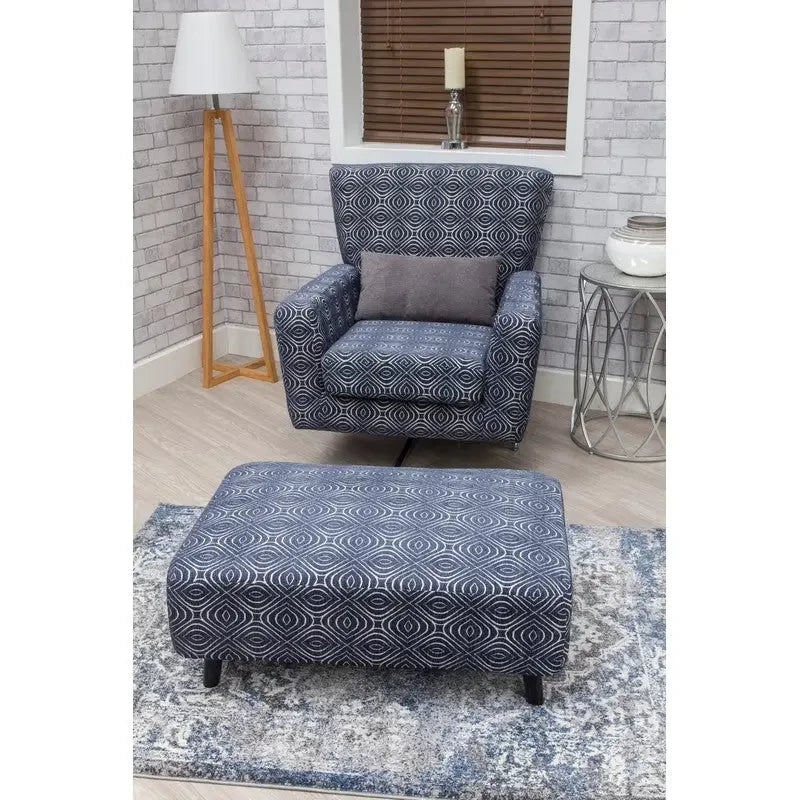 Poppy Occasional Swivel Chair (Matching Stool and Cushions