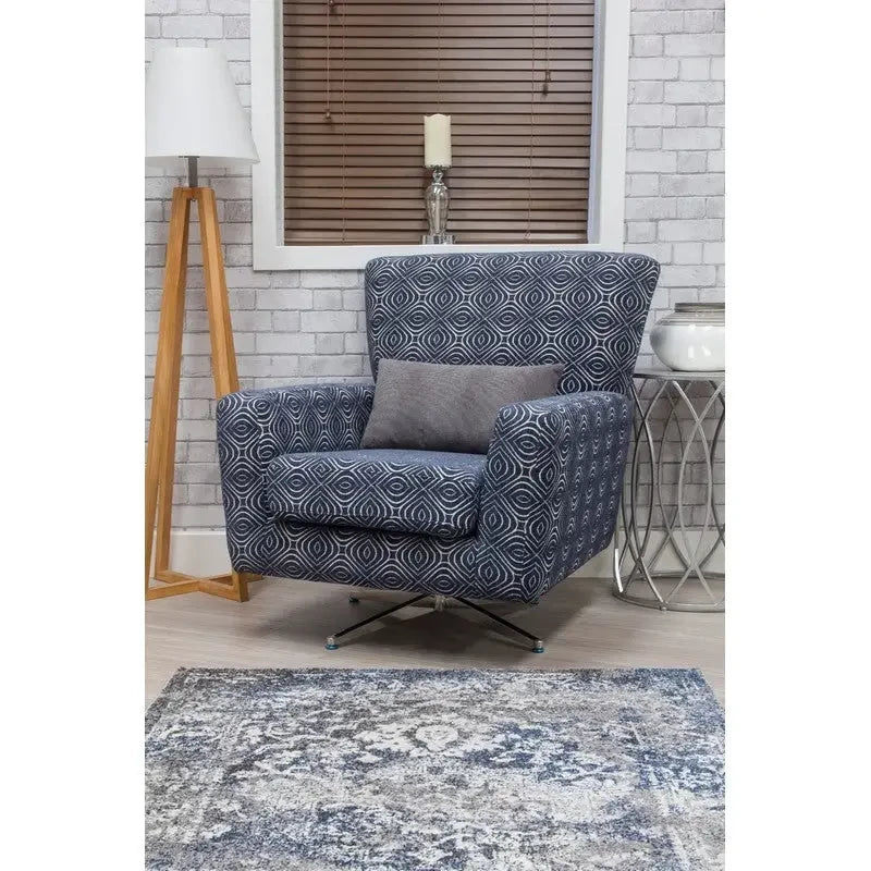 Poppy Occasional Swivel Chair (Matching Stool and Cushions