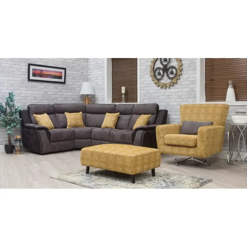 Poppy Occasional Swivel Chair (Matching Stool and Cushions