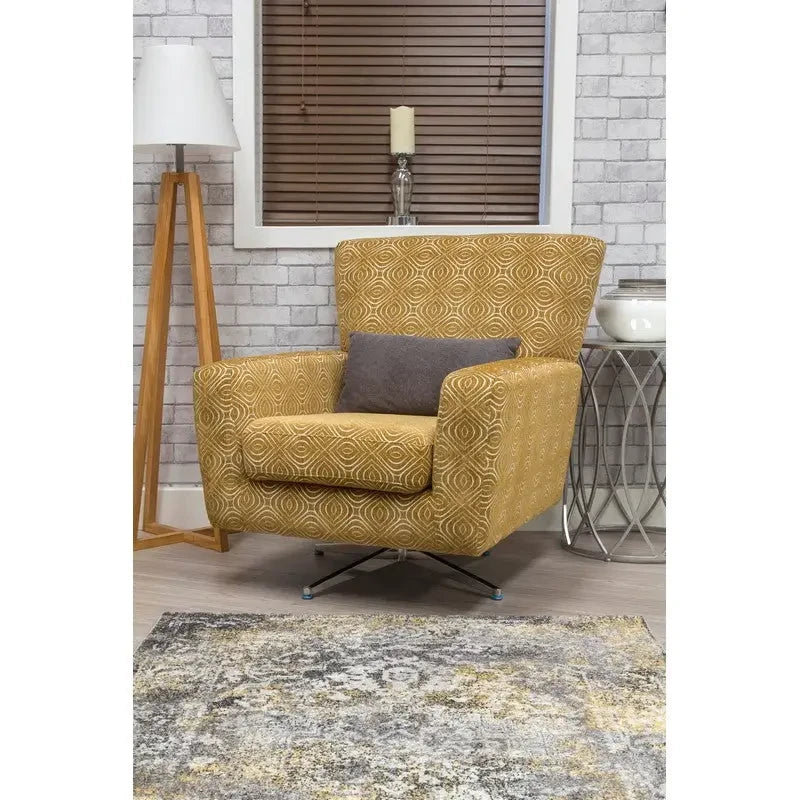 Poppy Occasional Swivel Chair (Matching Stool and Cushions