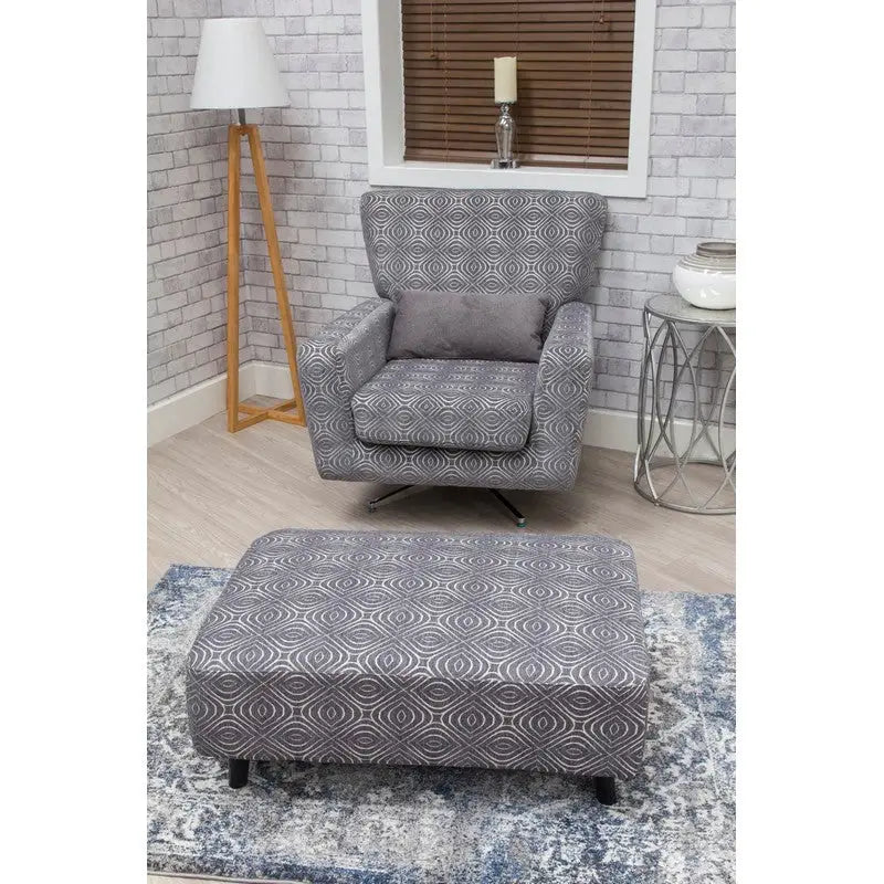 Poppy Occasional Swivel Chair (Matching Stool and Cushions