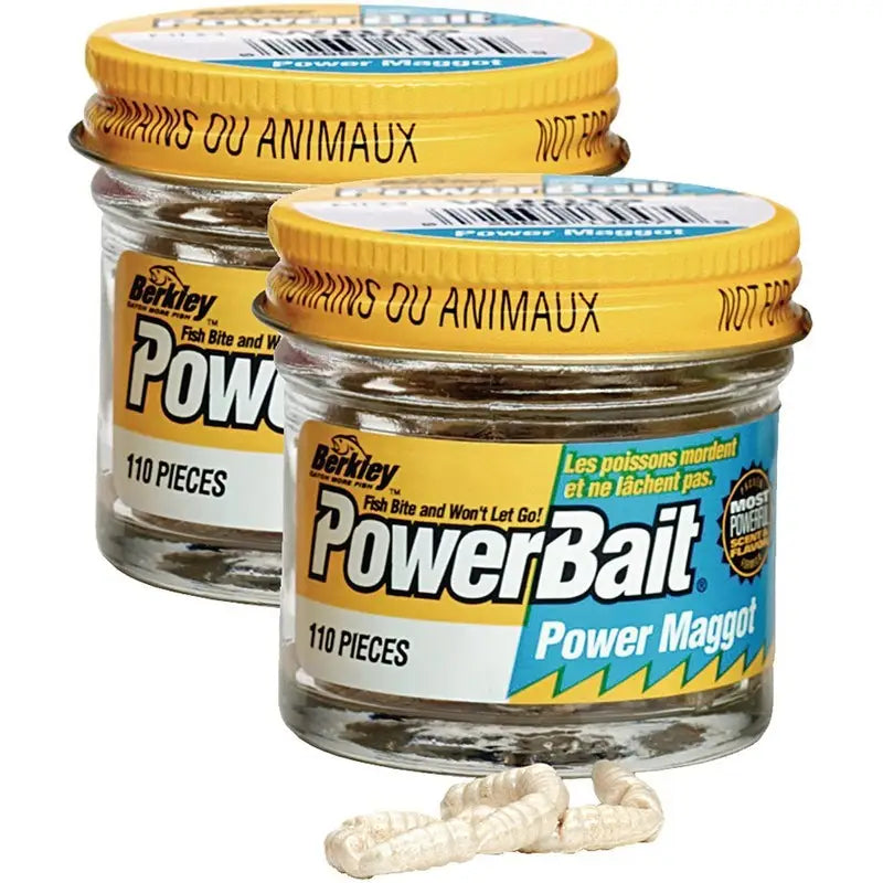 Power Bait White Ebpmw Power Micro Maggots - 110 Pack -