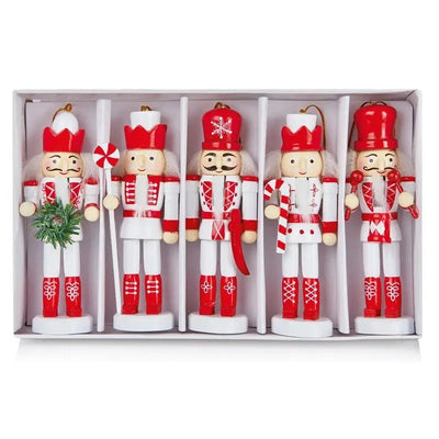 Premier 12cm Christmas Nutcracker In Red & White Dressing