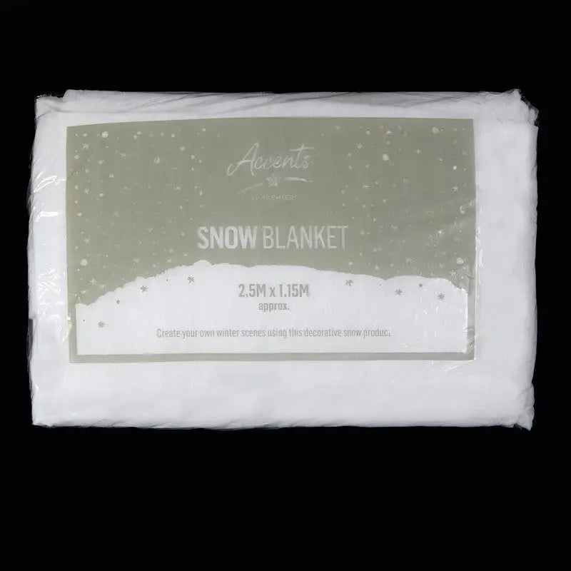 Premier 2.5M X 1.15M Snow Cover Blanket - Christmas
