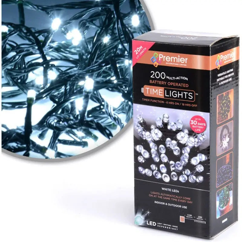 Premier 200 Multi Action Battery Operated Led Fairy Lights