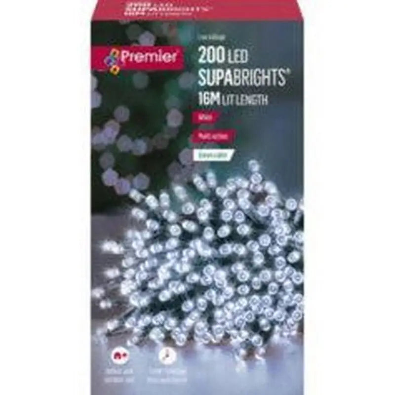 Premier 200 Multi Action Led Supabrights Clear Cable - 16