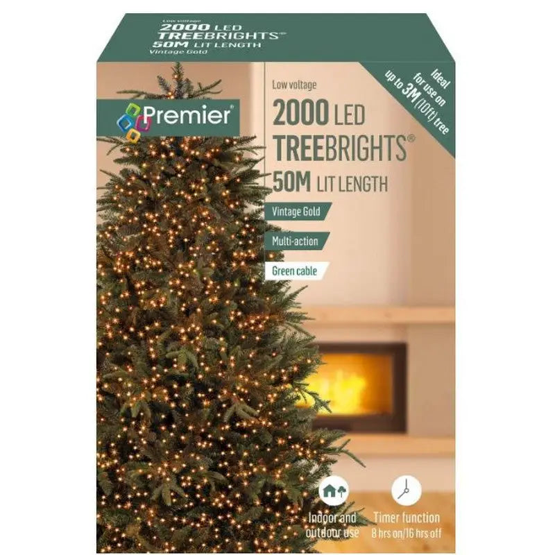 Premier 2000 Multi Action Led Treebrights Timer Assorted