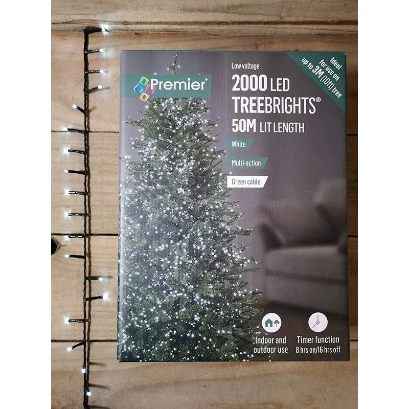 Premier 2000 Multi Action Led Treebrights Timer - Assorted