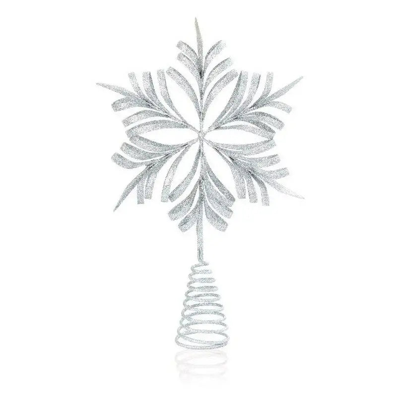 Premier Antique Snowflake Tree Topper 29cm - Gold & Silver