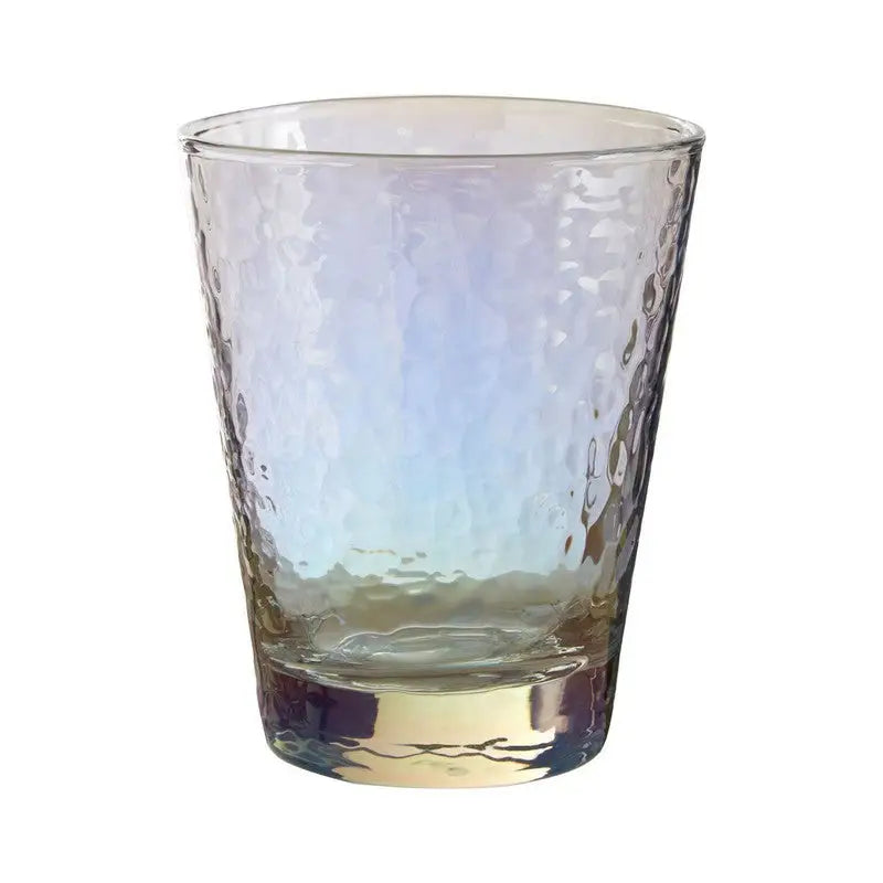 Premier Aurora Hammered Effect Glass Tumblers 345ml - 4 Pack