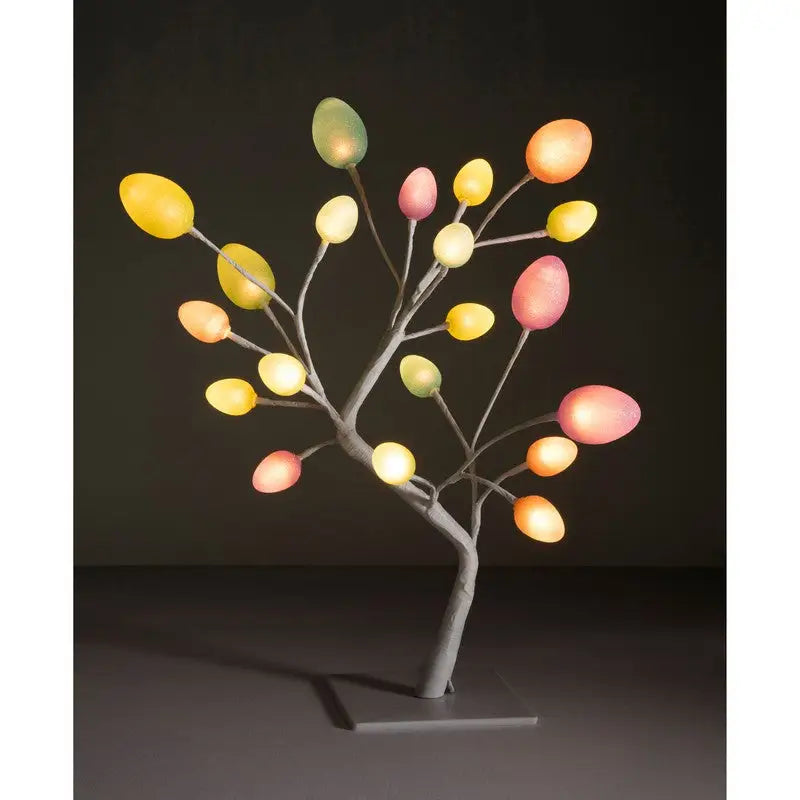 Premier Battery Operated Easter Egg Tree With 20 LED Lights
