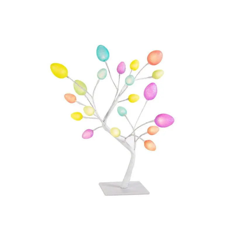 Premier Battery Operated Easter Egg Tree With 20 LED Lights