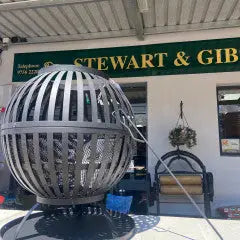 Premier Black Metal Fire Pit 44X52cm - Gardening & Outdoors